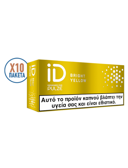 Varilla de tabaco calentado Pulze ID Amarillo brillante