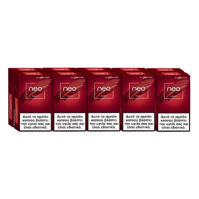 Red boxes labeled 'neo' with Greek text on a white background