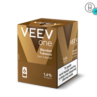 Veev one Blended Tobacco packaging on a white background