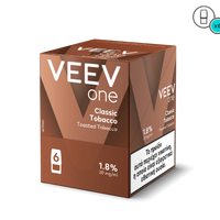 Veev one Classic Tobacco packaging on a white background