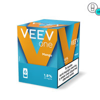 Veev One Mango vape device packaging on a white background