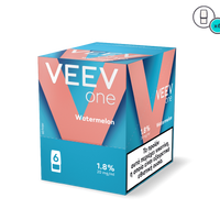 Veev one watermelon product packaging on a white background