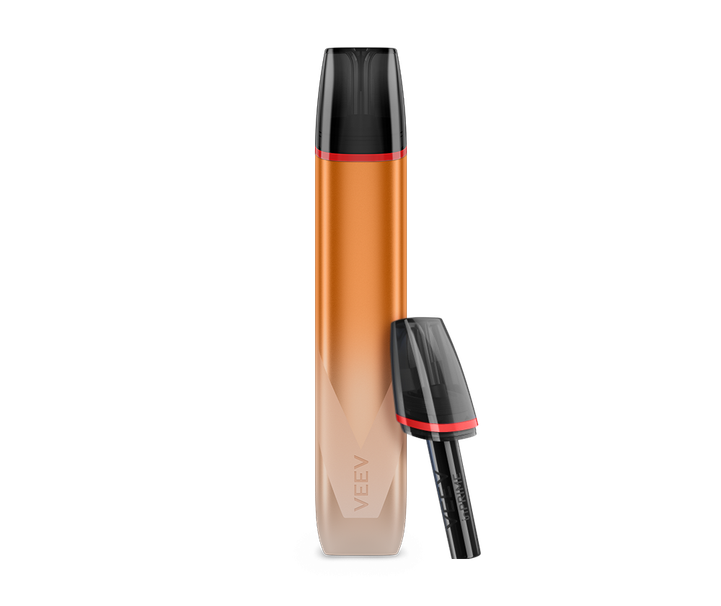 VEEV inPRIME Vape device with a black and red accent on a white background