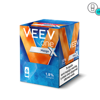 Veev one Mango vape device packaging on a white background