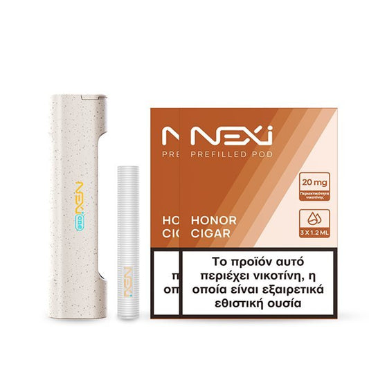Aspire Nexi One Kit with 2 packs of Honor Cigar Sticks in White - usaheatproduct.store
